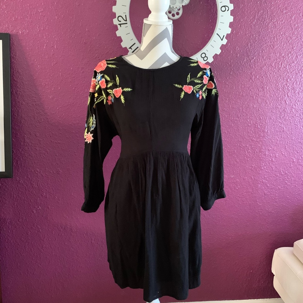 Beautiful Embroidered Floral DRESS